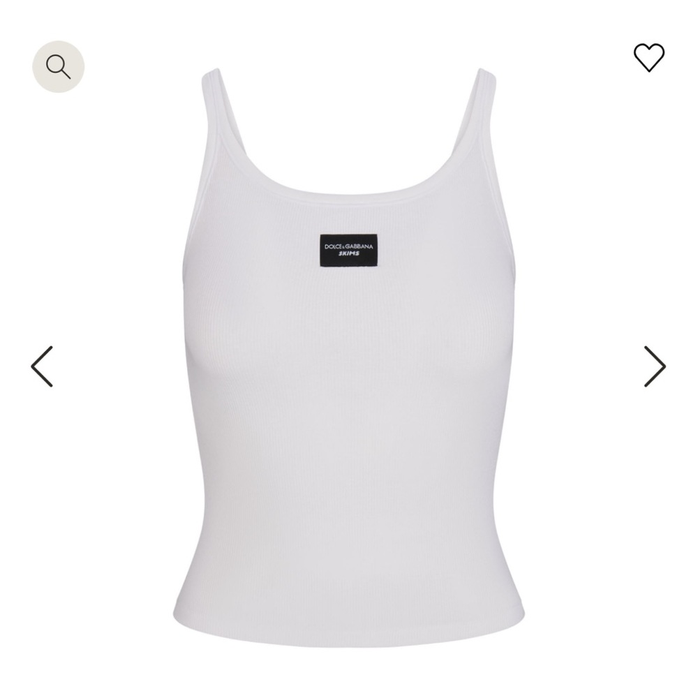 Dolce and Gabbana and Skims Scoop Tank